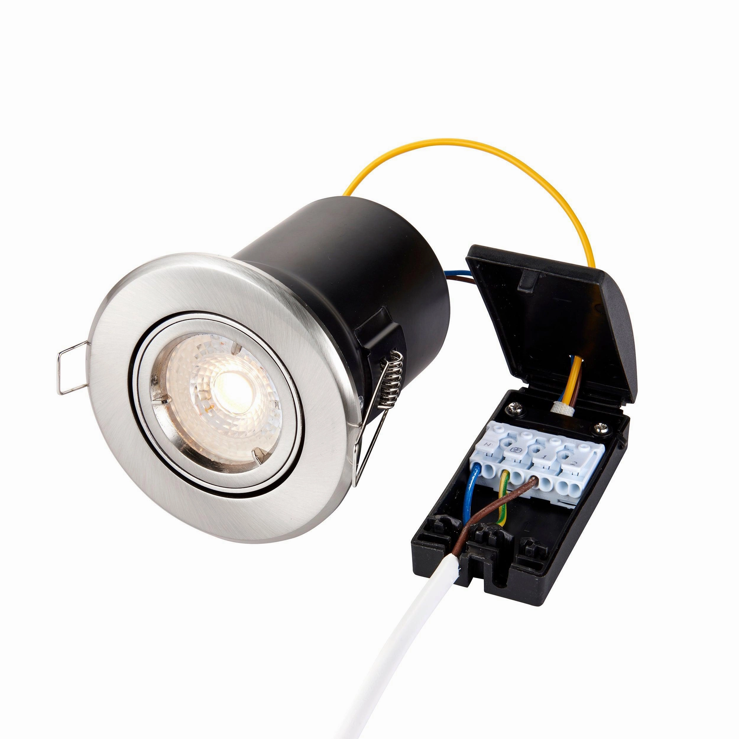ShieldPLUS Nickel Recessed Light Tilt 50W