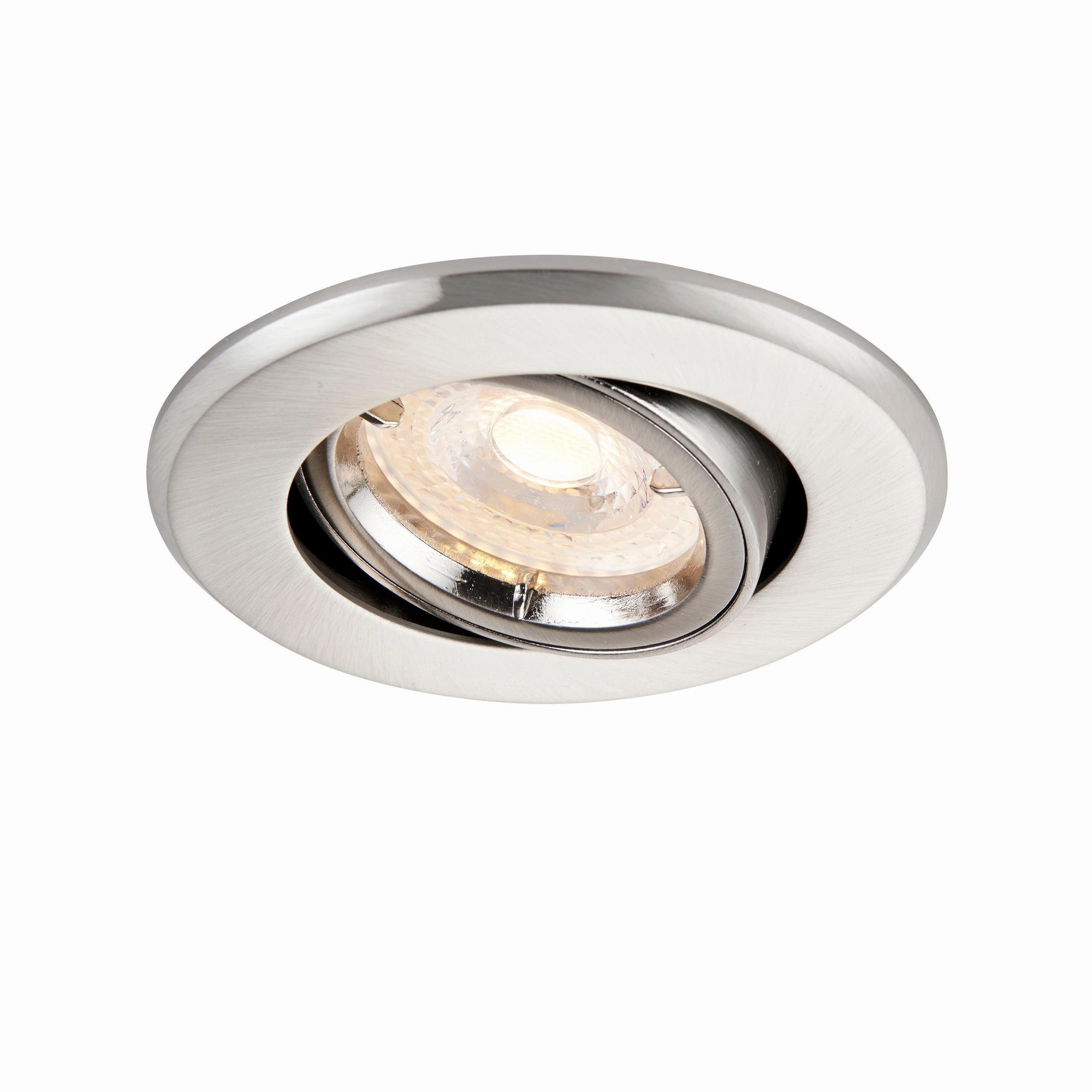 ShieldPLUS Nickel Recessed Light Tilt 50W