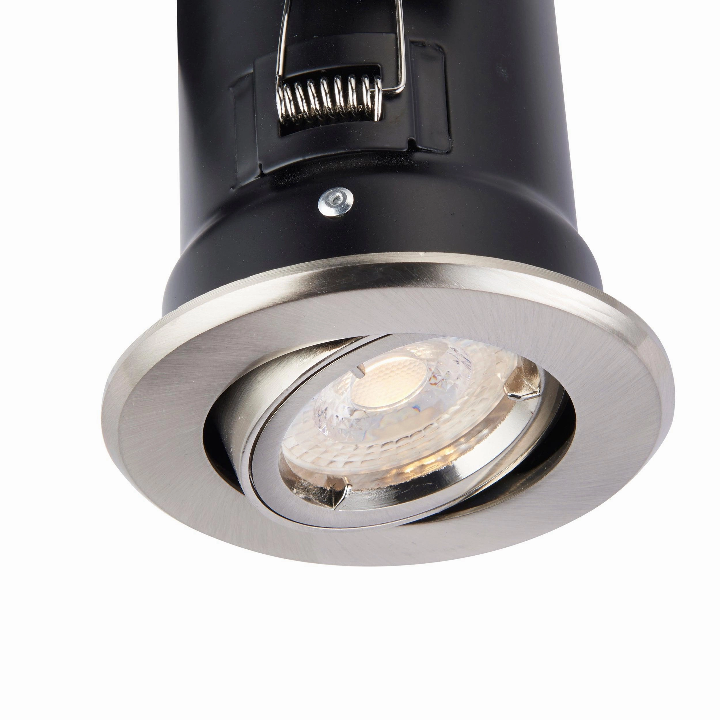 ShieldPLUS Nickel Recessed Light Tilt 50W