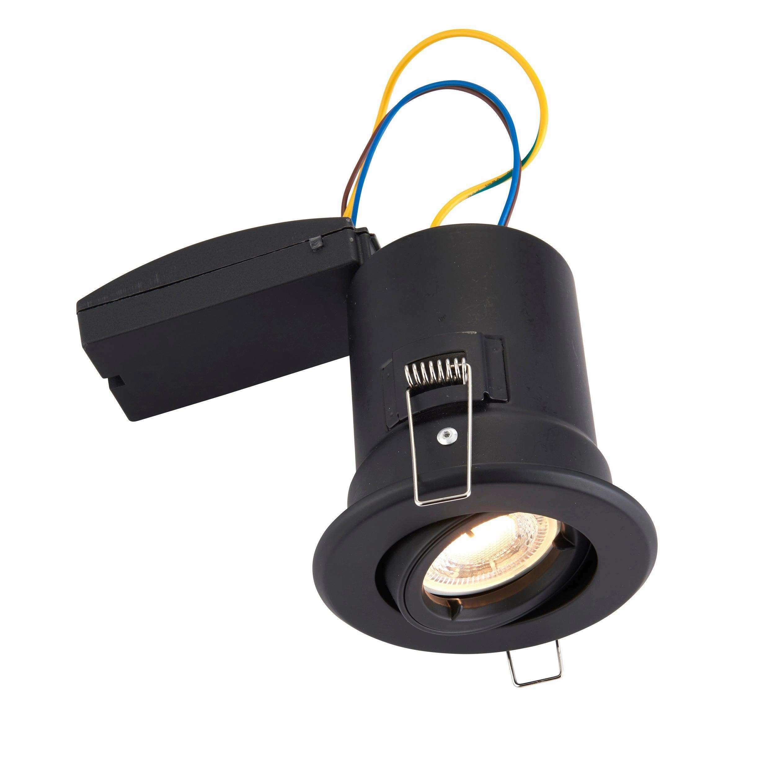 ShieldPLUS Tilt Black Recessed Light 50W