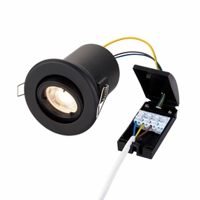ShieldPLUS Tilt Black Recessed Light 50W adjustable floor standing lamp
