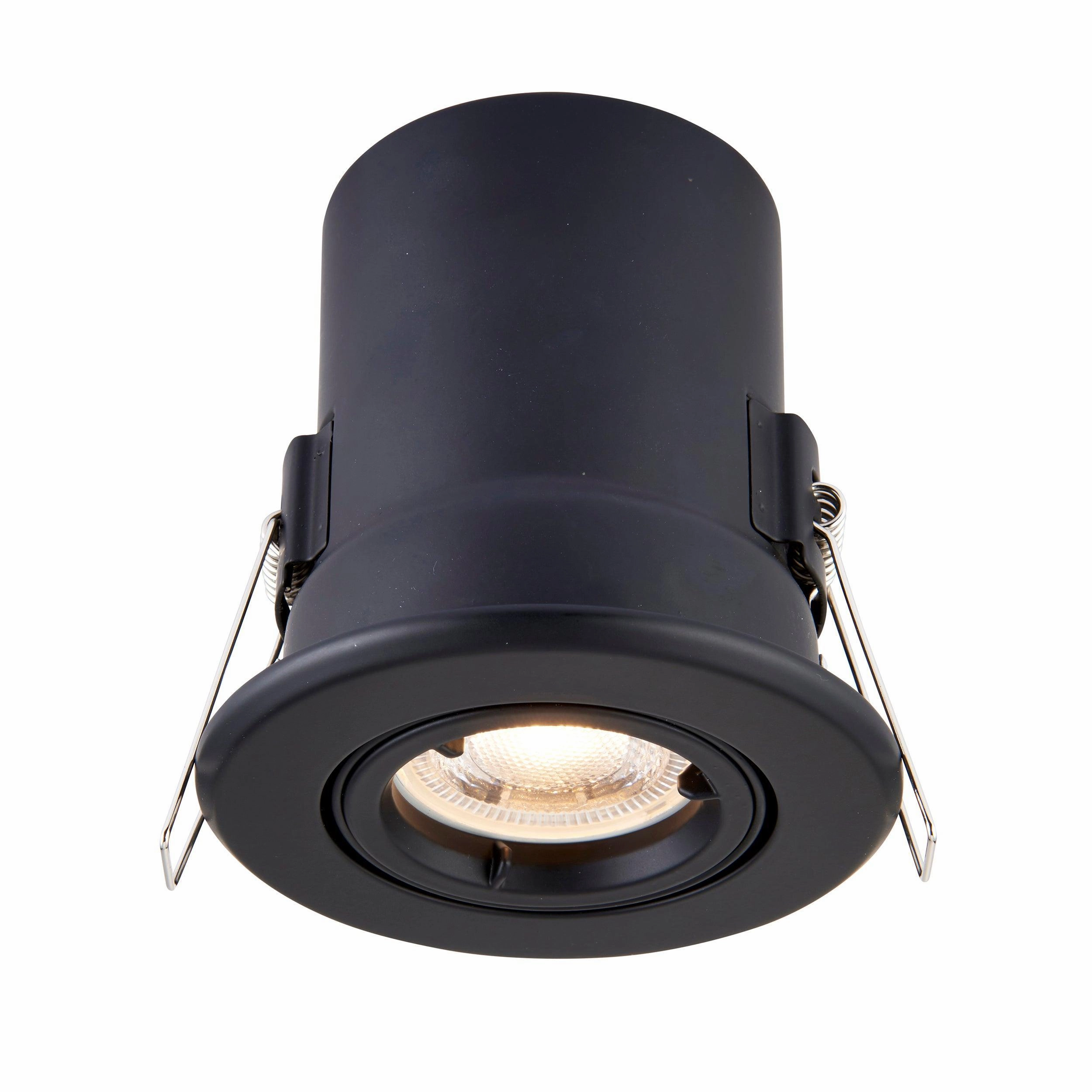 ShieldPLUS Tilt Black Recessed Light 50W