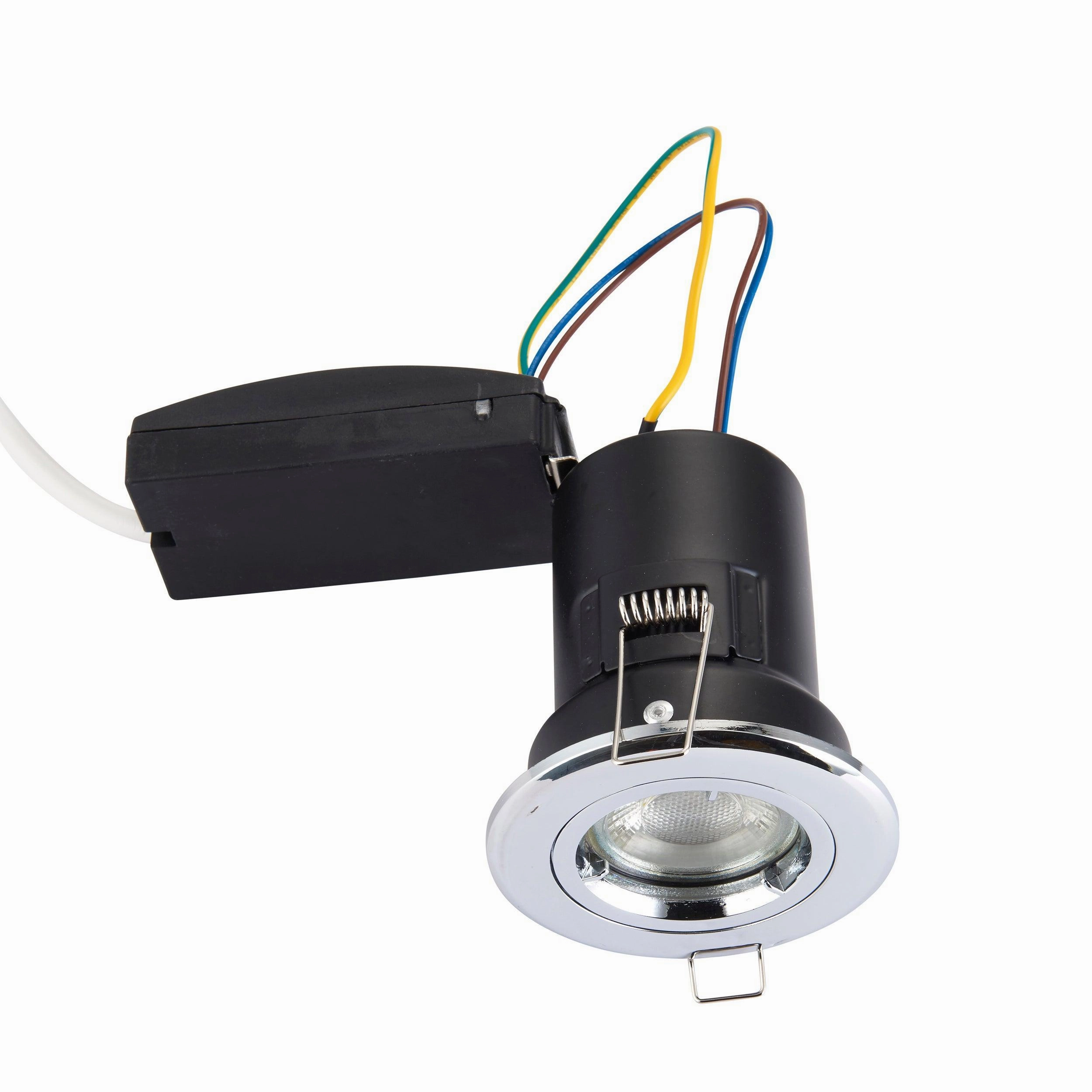 ShieldPLUS Tilt Chrome Recessed Light 50W