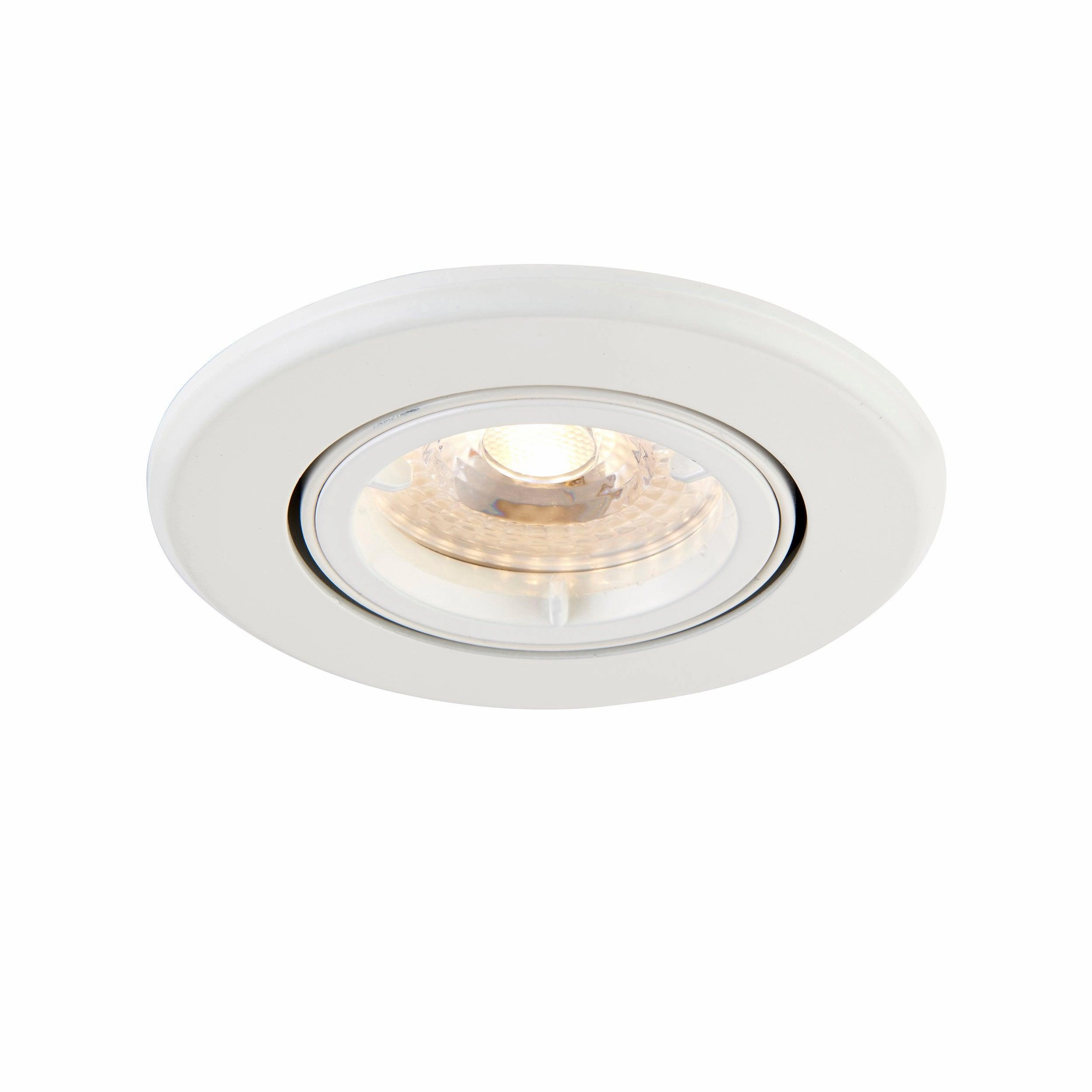 ShieldPLUS White Recessed Light Tilt 50W