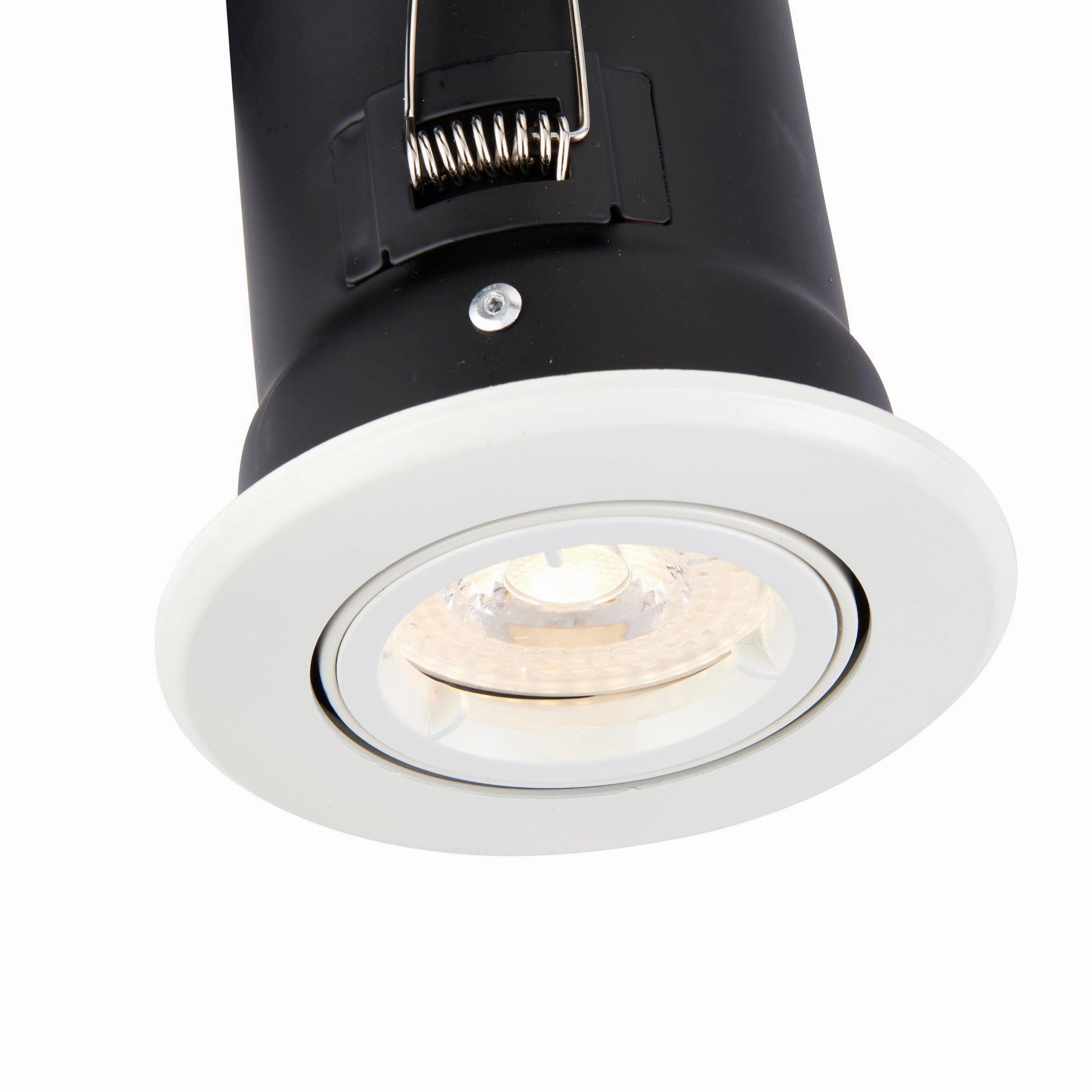 ShieldPLUS White Recessed Light Tilt 50W