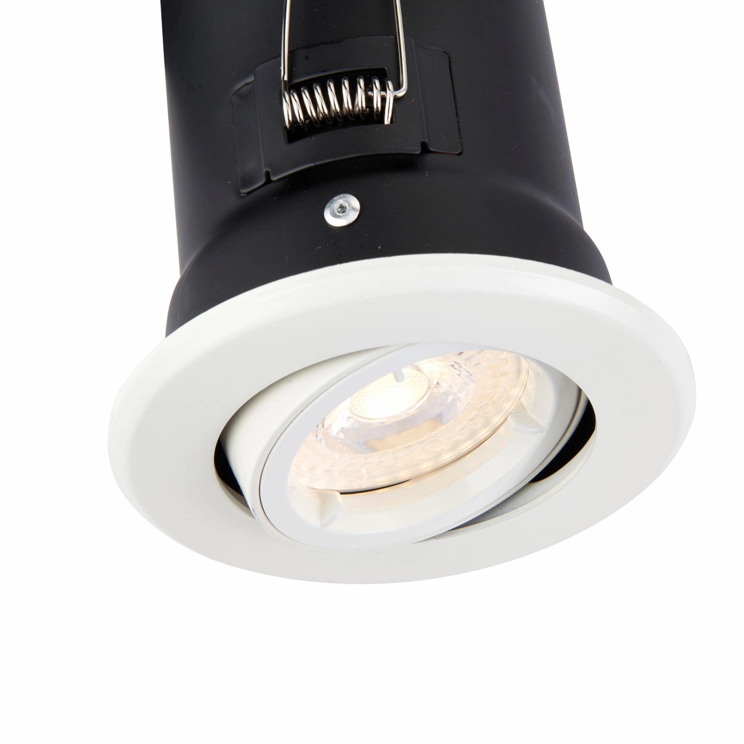 ShieldPLUS White Recessed Light Tilt 50W