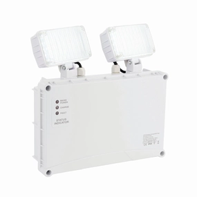 Sight Twin LED Spot Emergency Wall Light IP65 3W weatherproof garden light