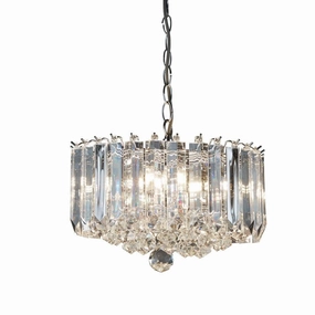 Sigma 4 Light Chrome & Acrylic Flush Ceiling Light ambient ceiling fixture