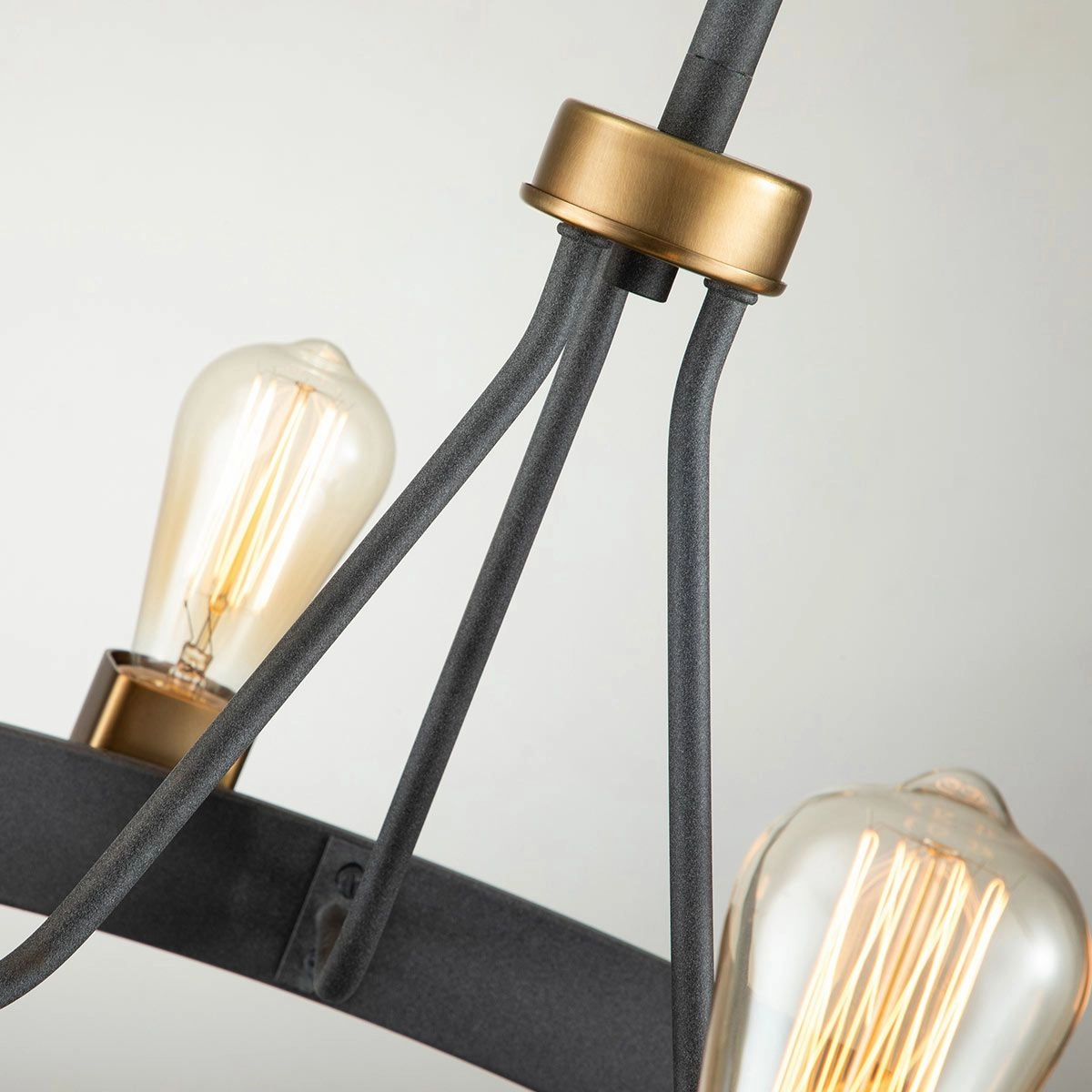 Silas 4 Light Zinc Pendant or Semi Flush Ceiling Light