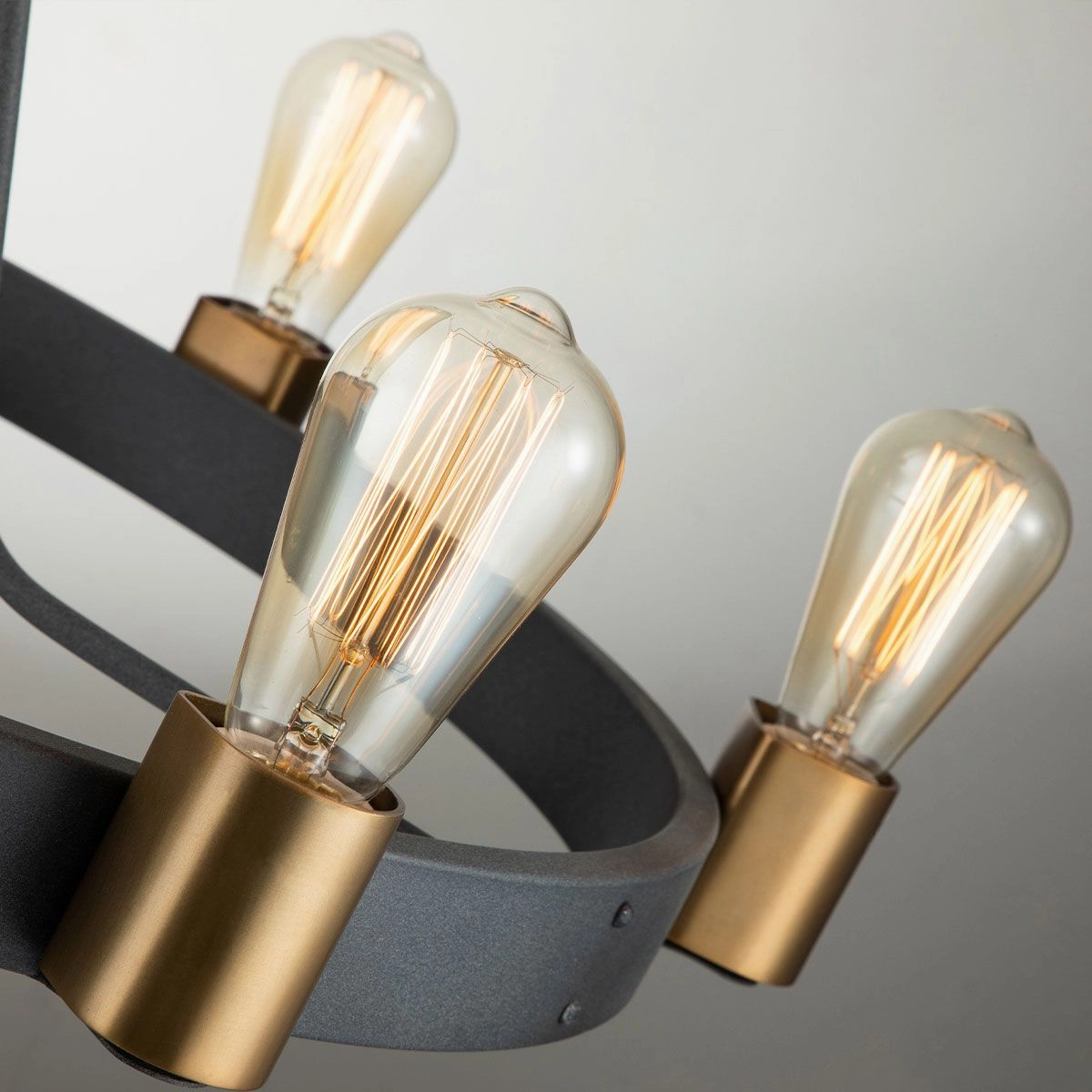Silas 6 Light Zinc Pendant or Semi Flush Ceiling Light