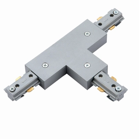 Silver Track T Connector weatherproof garden light