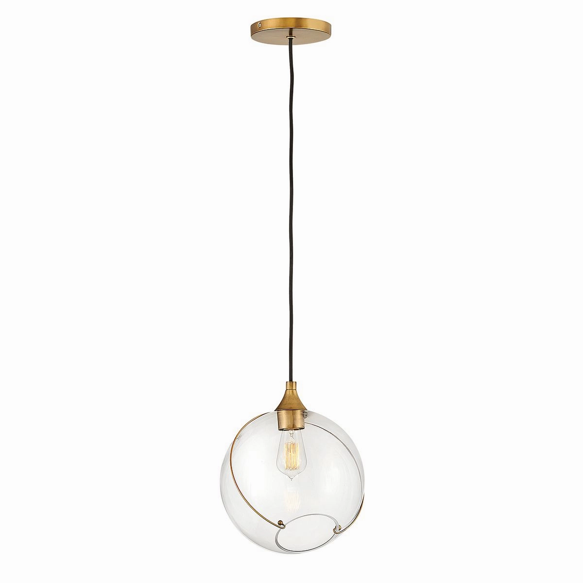 Skye 1 Light Brass Ceiling Pendant Light flush mount ceiling fixture