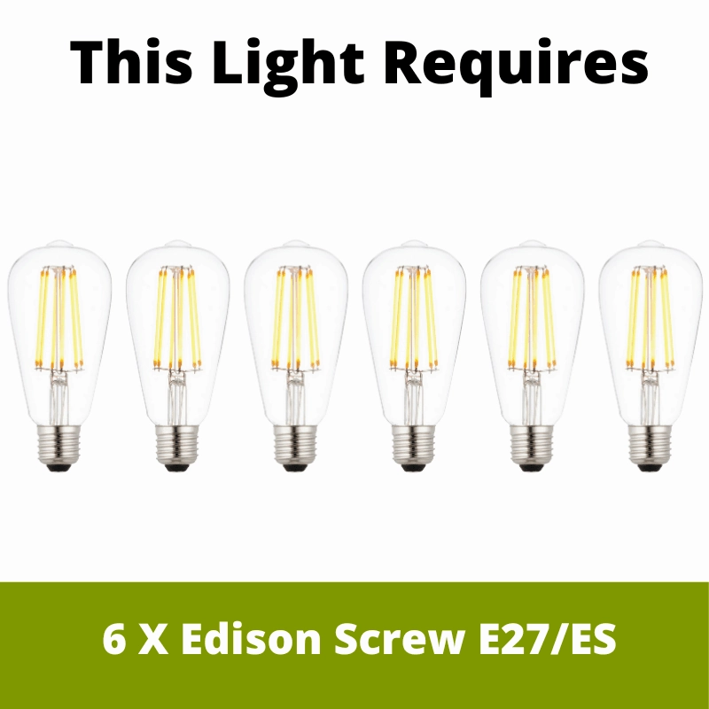 Skye 6 Light Ceiling Pendant Light