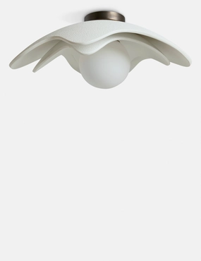Soft Petal Flush Mount Light by Lolly Lolly Ceramics adjustable floor standing lamp