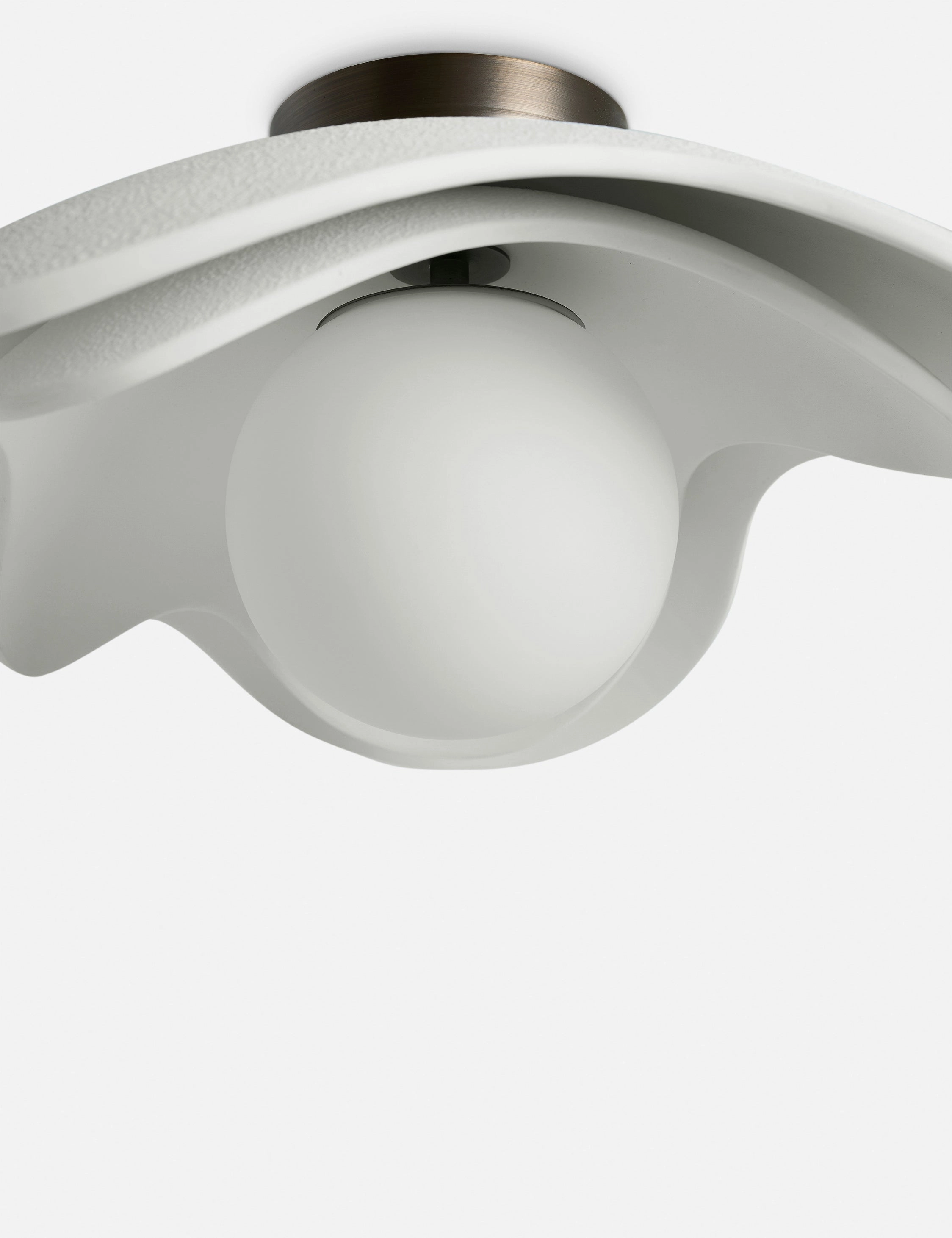 Soft Petal Flush Mount Light by Lolly Lolly Ceramics