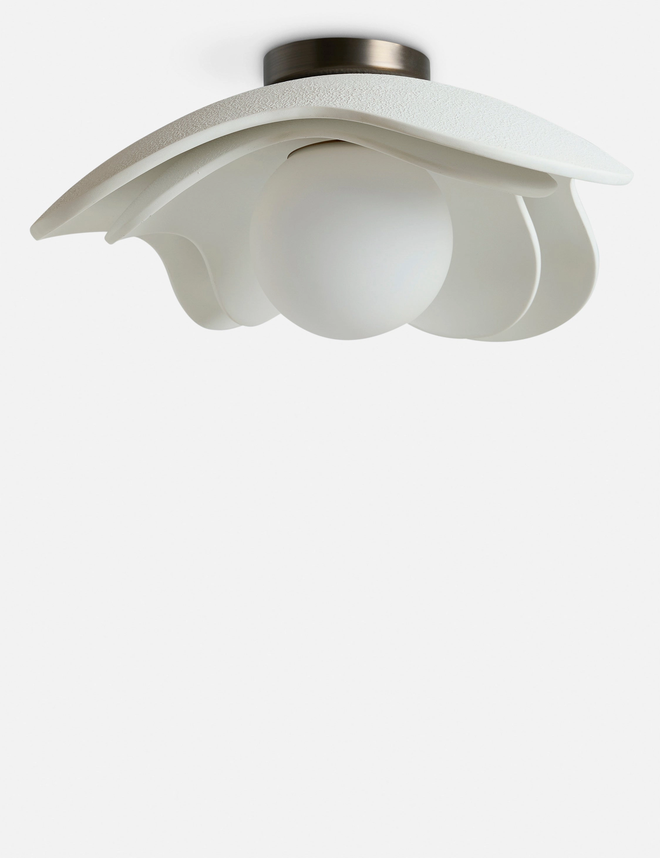 Soft Petal Flush Mount Light by Lolly Lolly Ceramics