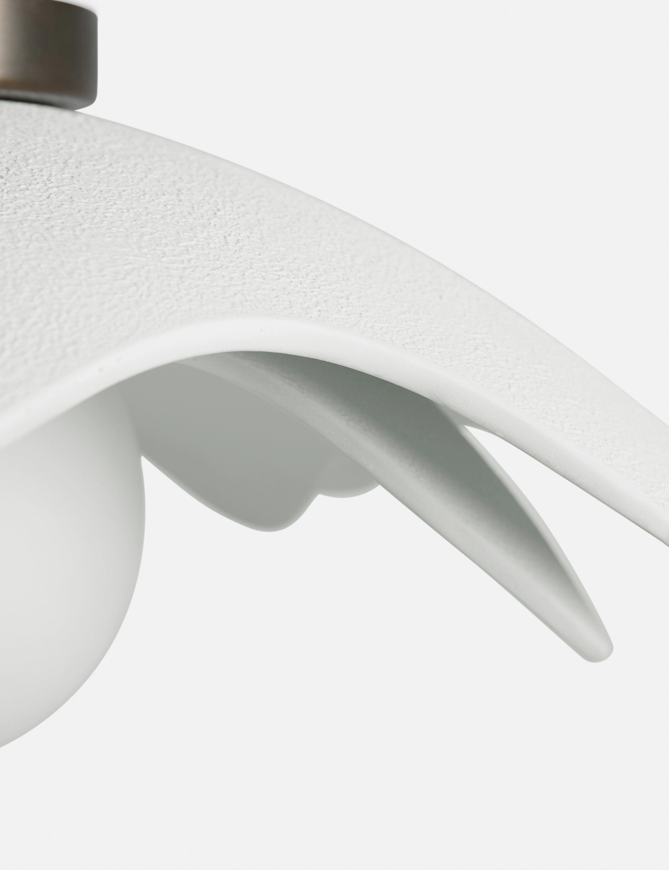 Soft Petal Flush Mount Light by Lolly Lolly Ceramics