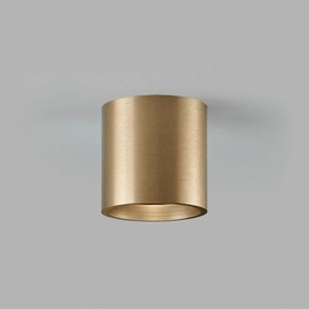 Solo 1 Round Loftlampe Messing ? 2700K - LIGHT-POINT tall arc lamp for living room