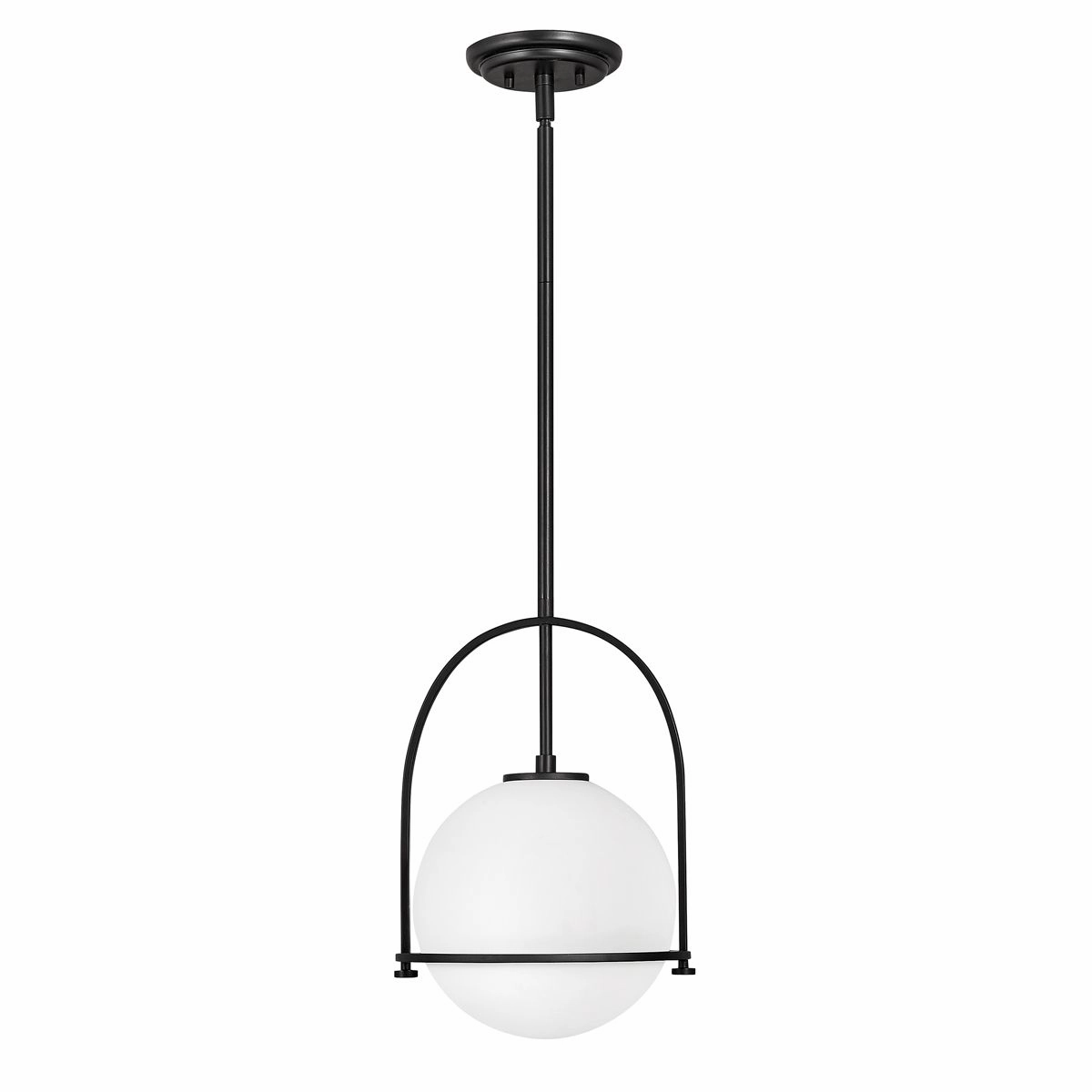 Somerset 1 Light Medium Black Pendant Light flush mount ceiling fixture