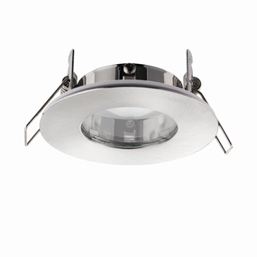 Speculo Brushed Chrome Recessed Light IP65 50W adjustable floor standing lamp