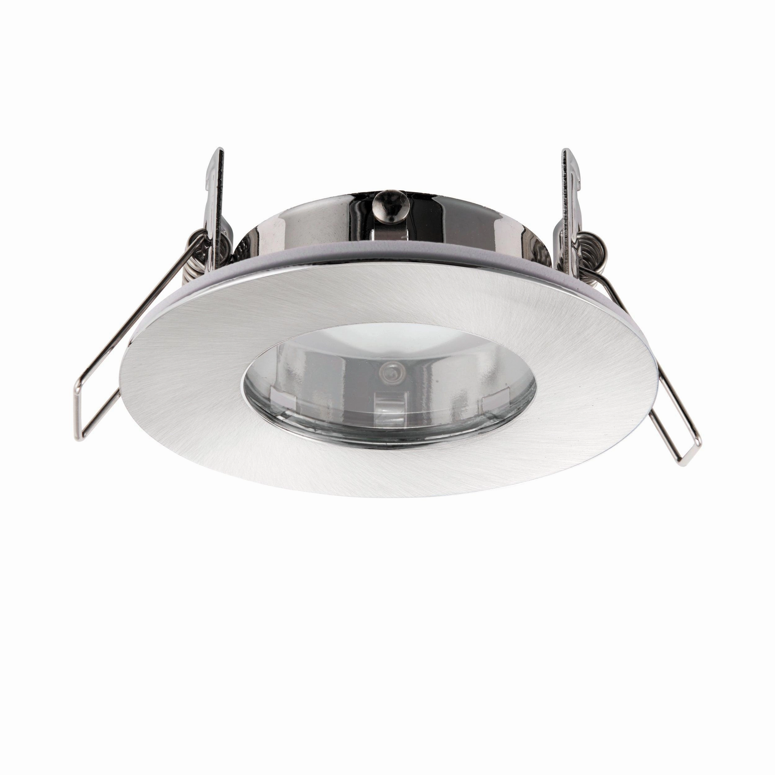 Speculo Brushed Chrome Recessed Light IP65 50W adjustable floor standing lamp