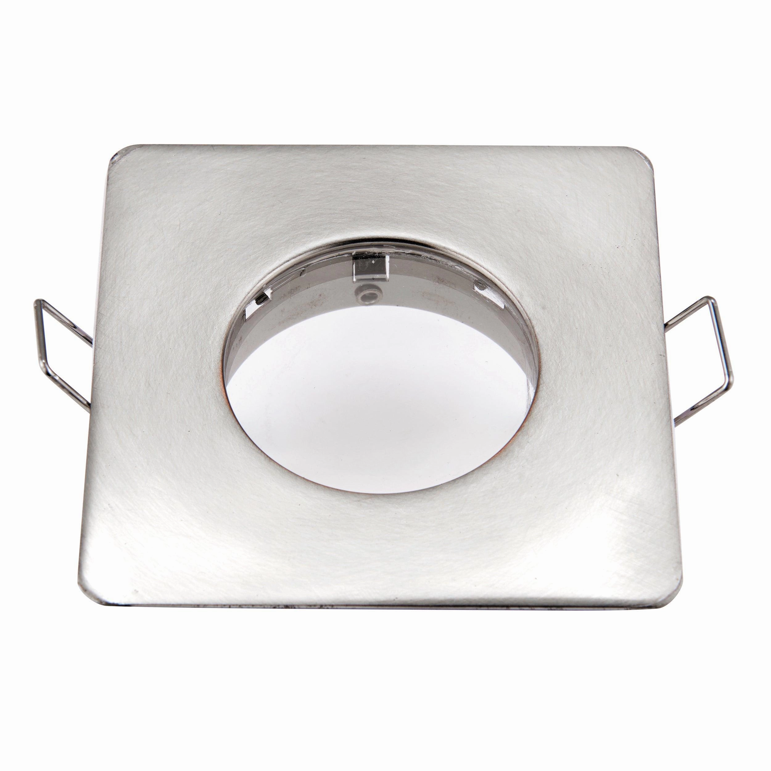 Speculo Brushed Chrome Square Recessed Light IP65 50W