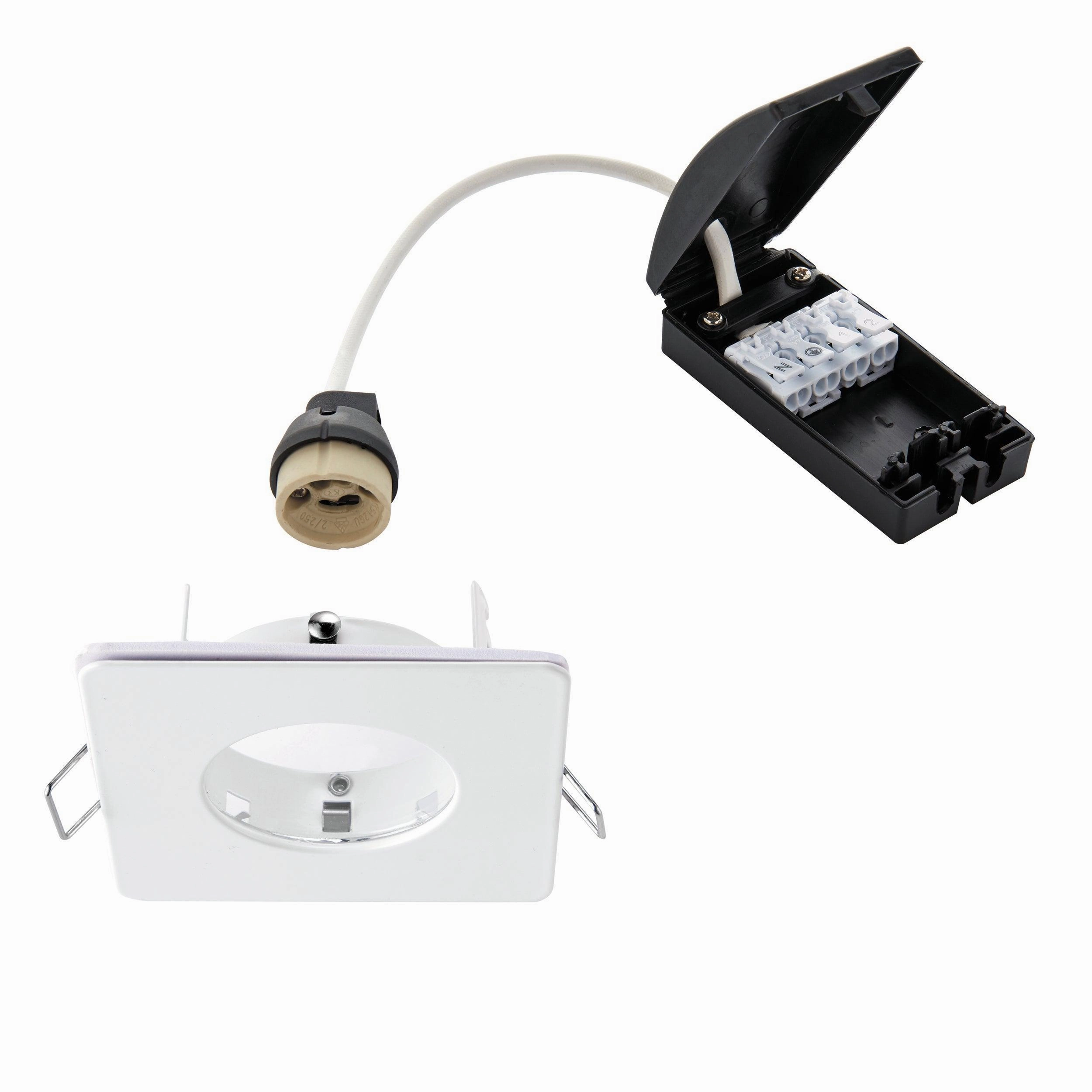 Speculo White Square Recessed Light IP65 50W