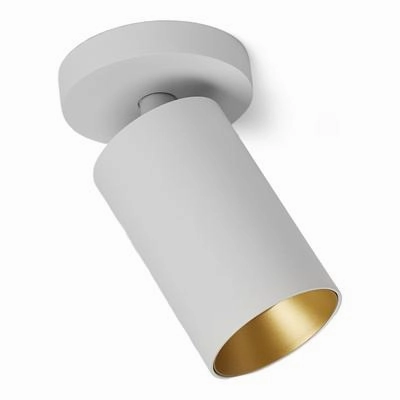 SPOTON1 CIRCLE HVID MED LEDNINGSHUL