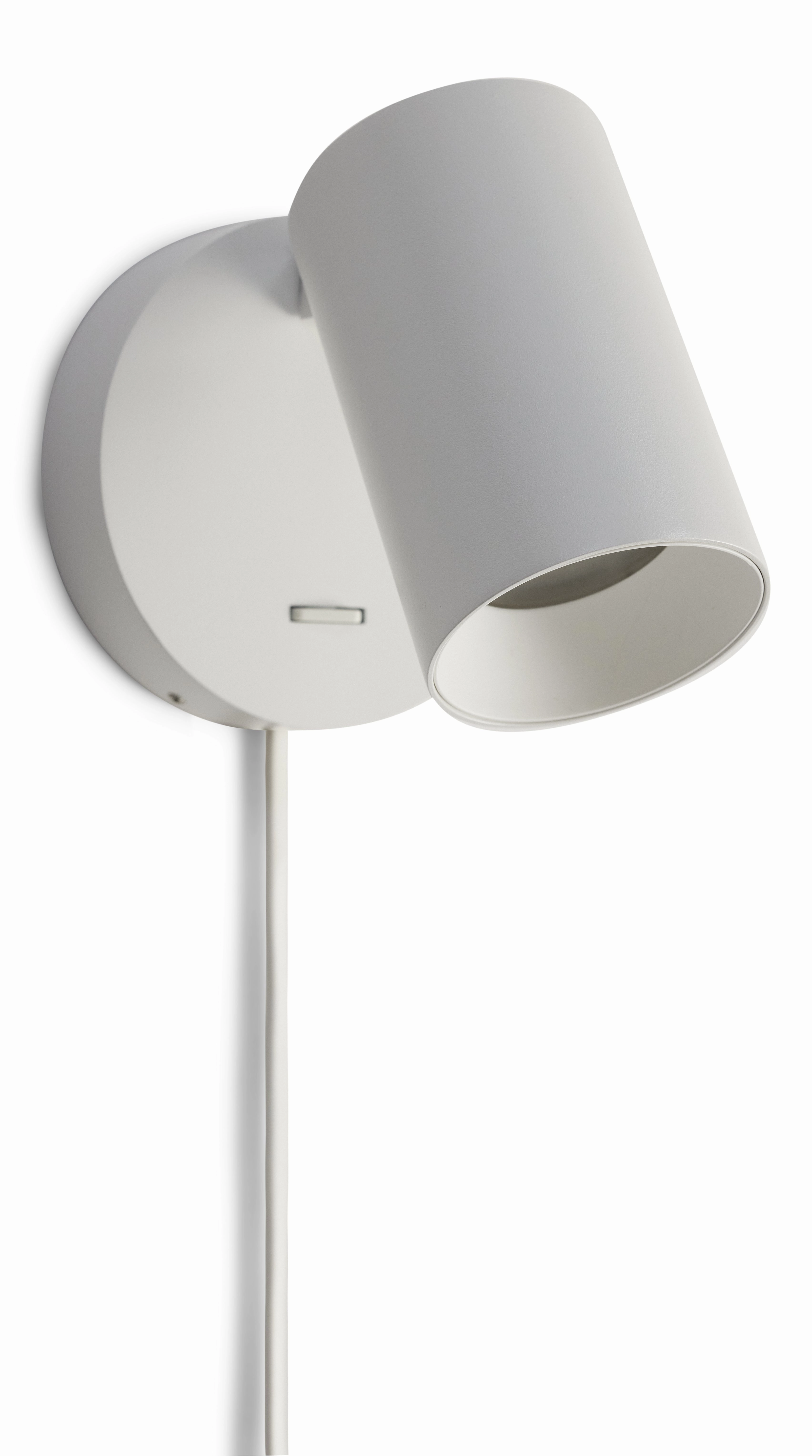 SPOTON1 CIRCLE HVID v?glampe med kontakt - Antidark tall arc lamp for living room