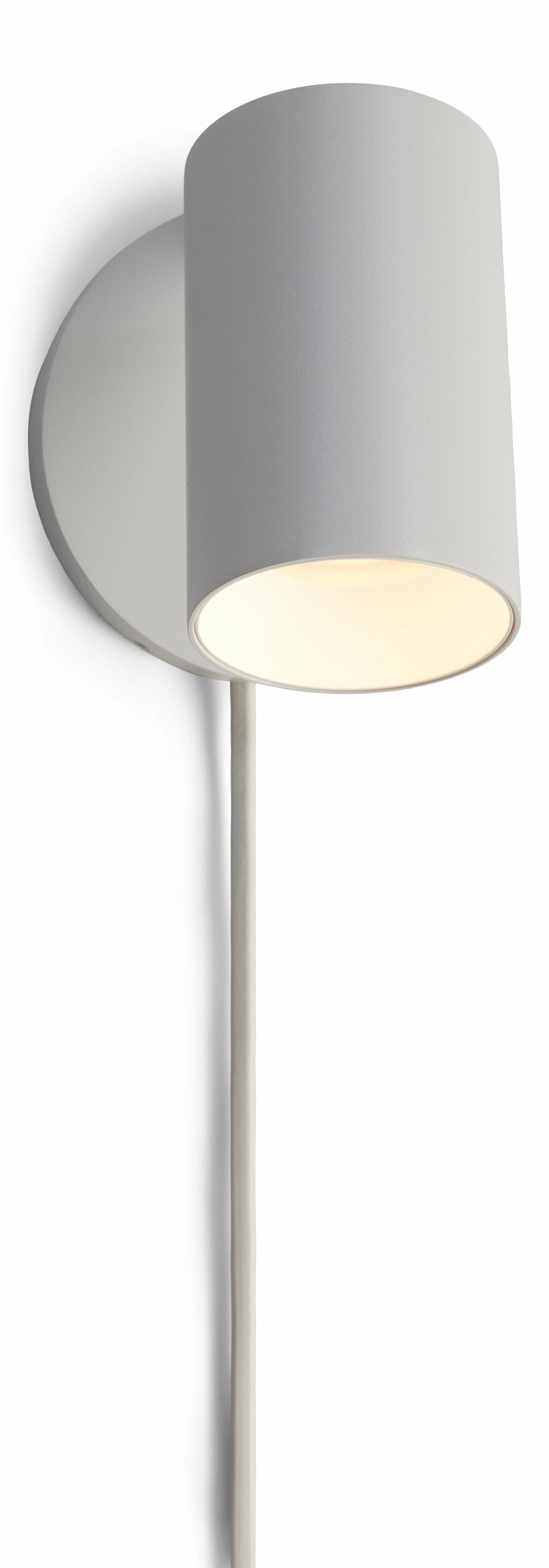 SPOTON1 CIRCLE HVID v?glampe med kontakt - Antidark