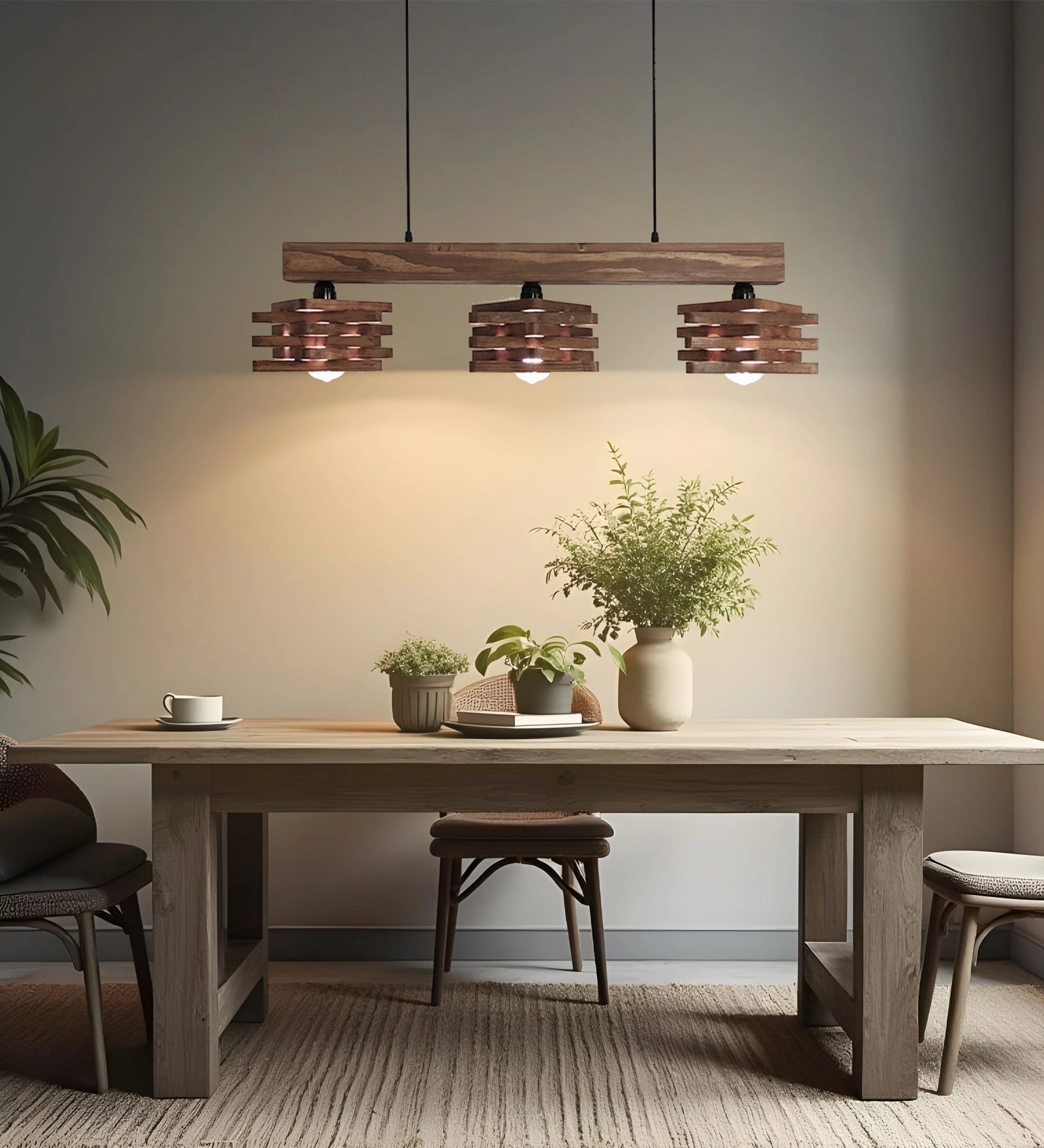 Star Brown Series Hanging Lamp (BULB NOT INCLUDED) decorative ceiling fixture