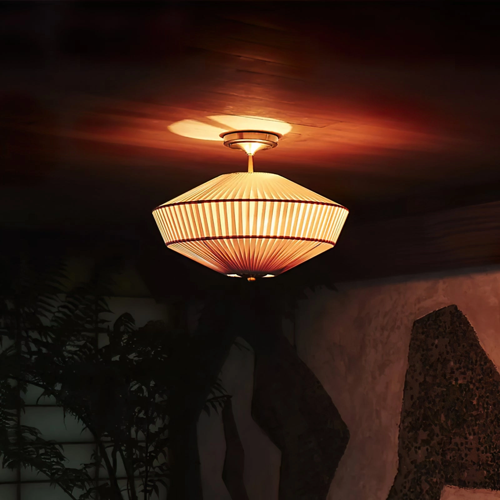 Stefanie Pleated Ceiling Lamp