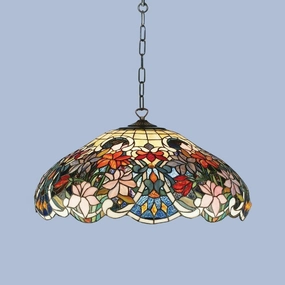 Sullivan Medium Tiffany Ceiling Light - 3 bulb Fitting recessed ceiling spot lamp