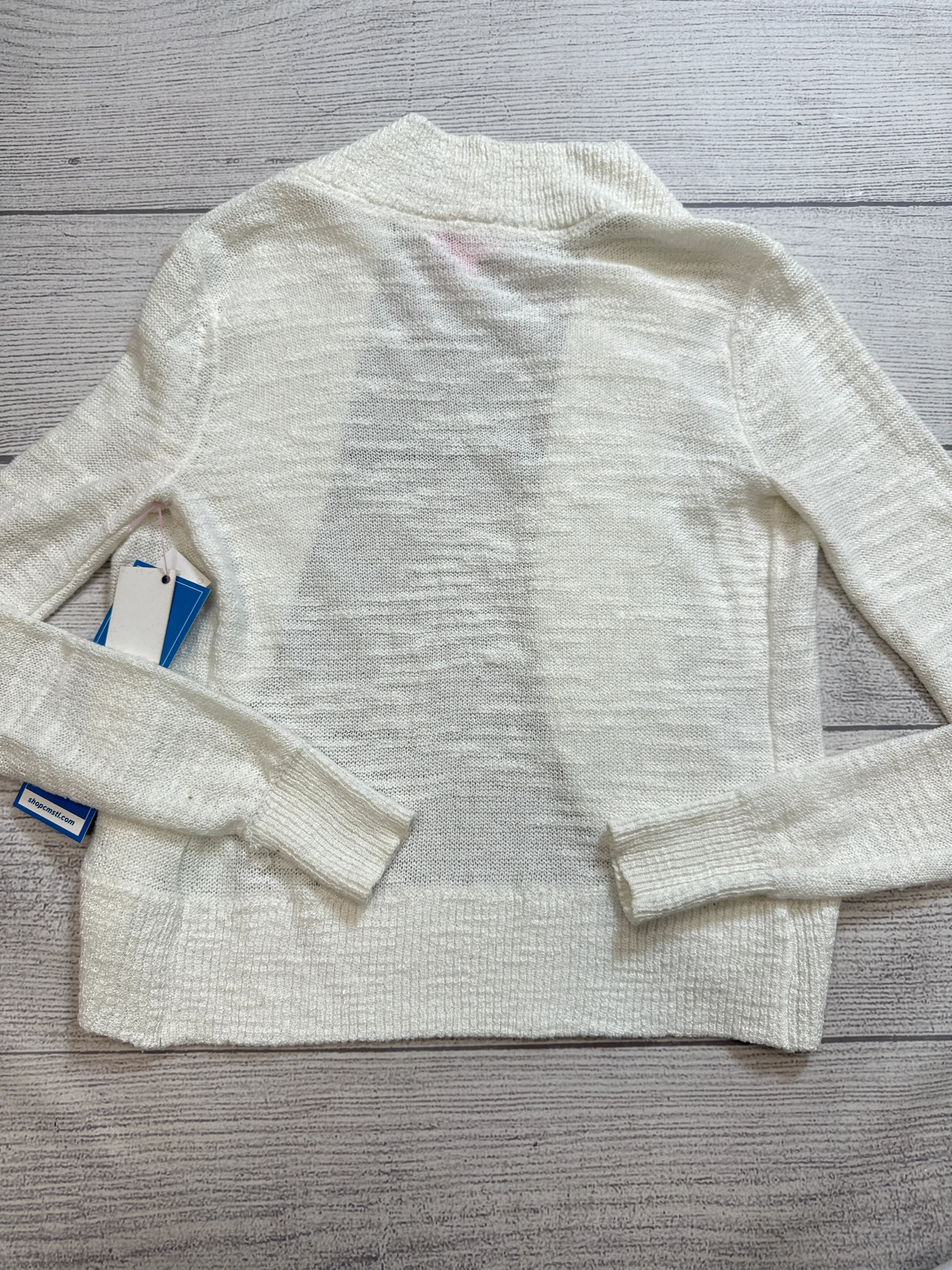 Sweater Cardigan Designer By Lilly Pulitzer In White, Size: Xs