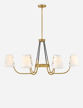 Teague Linear Chandelier modern floor lamp
