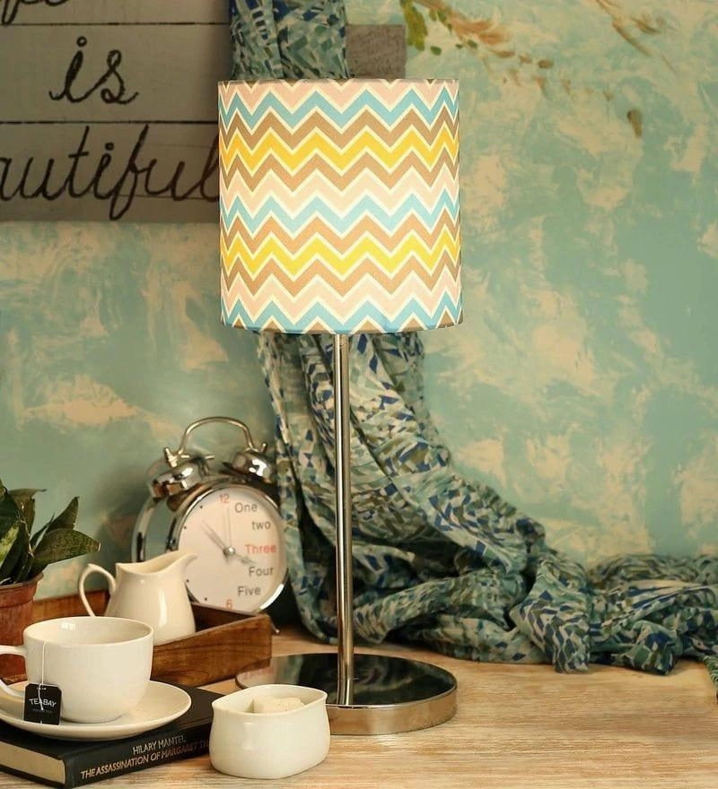 The Chevron Lamp decorative ceiling fixture