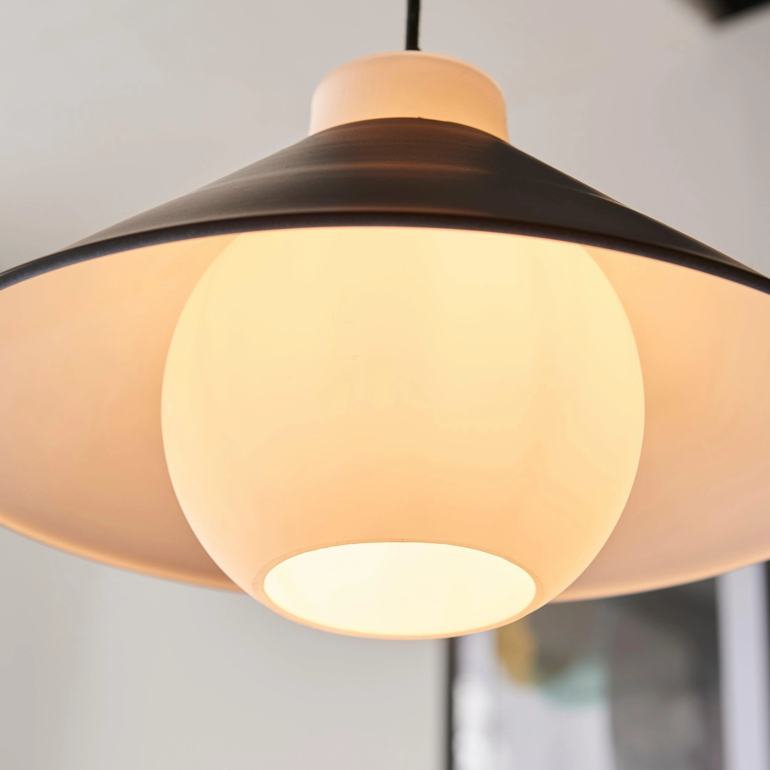 Tokyo Japadi Monochrome Angled Ceiling Pendant