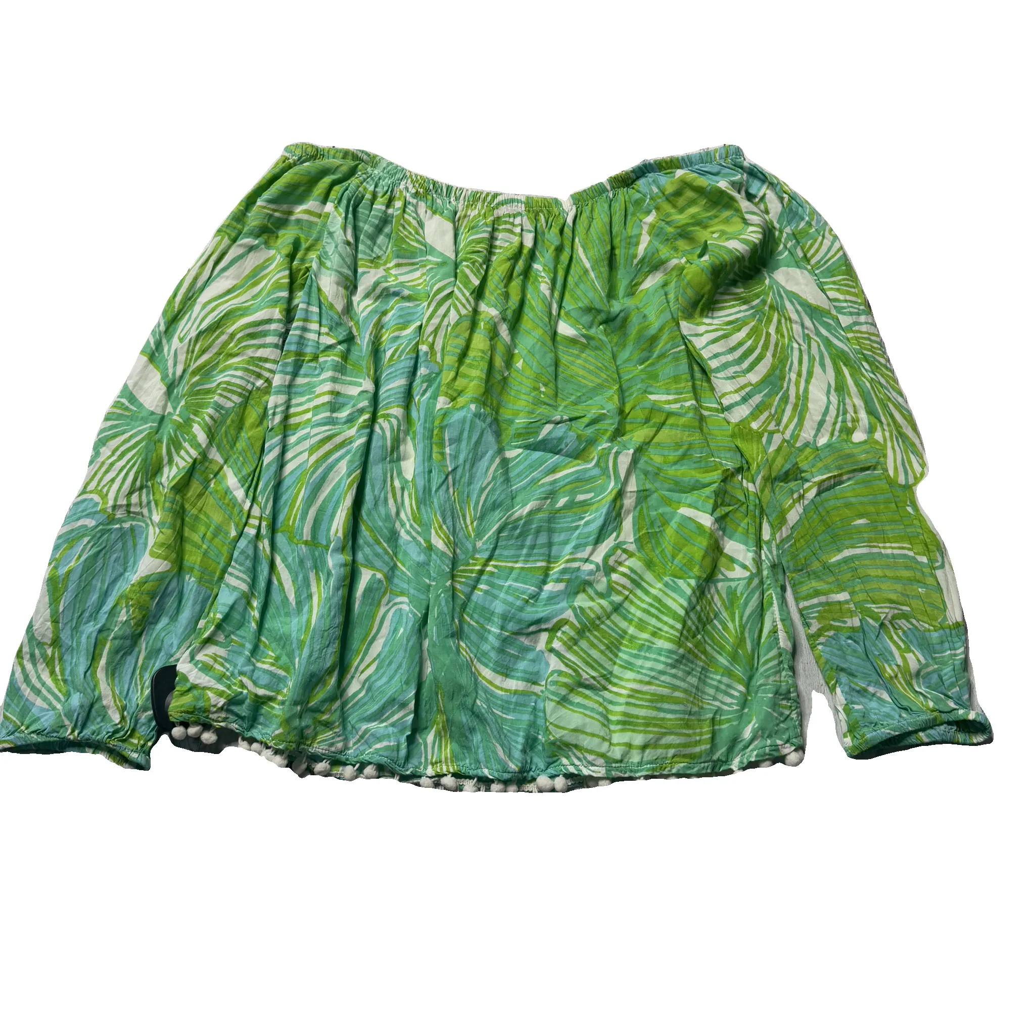 Top Long Sleeve By Lilly Pulitzer In Tropical Print, Size: M