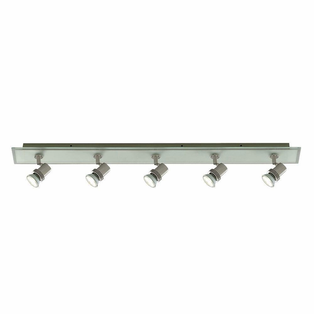 Top Hat 5 Light Bar Silver Adjustable Spotlights tall arc lamp for living room