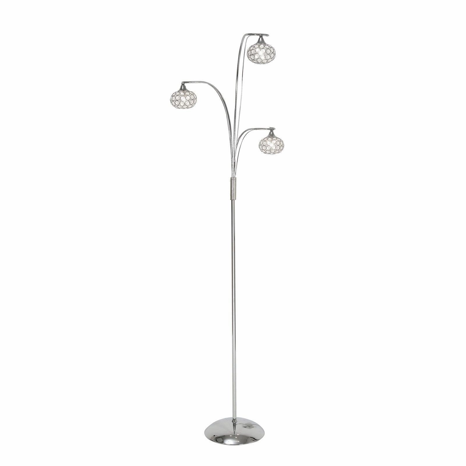 Toulon Polished Chrome Floor Lamp Damaged Box creative lampshade design