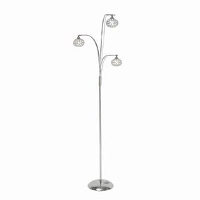 Toulon Polished Chrome Floor Lamp Damaged Box creative lampshade design