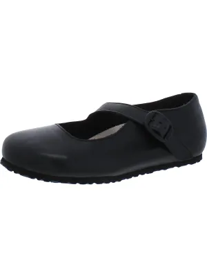Tracy Womens Leather Cork Mary Janes