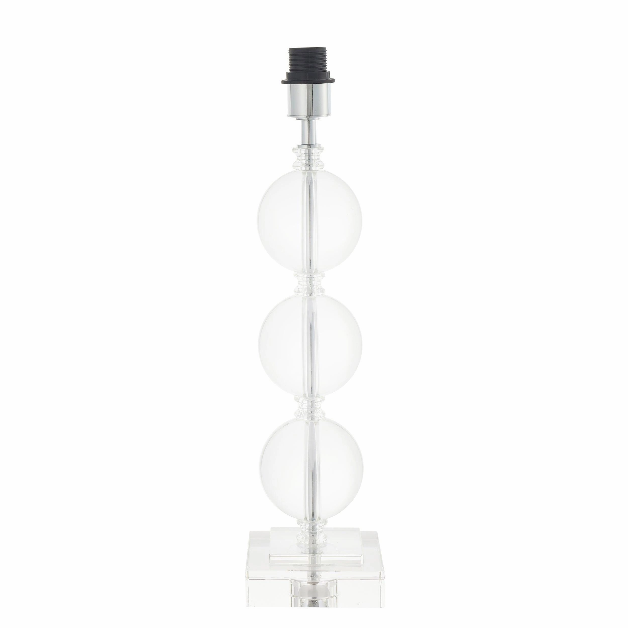 Trebor Crystal Glass Table Lamp Base energy-saving LED light