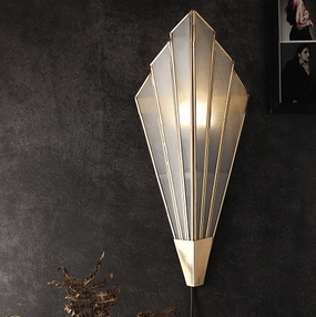 Triangular Abstract Luxe decorative ceiling fixture