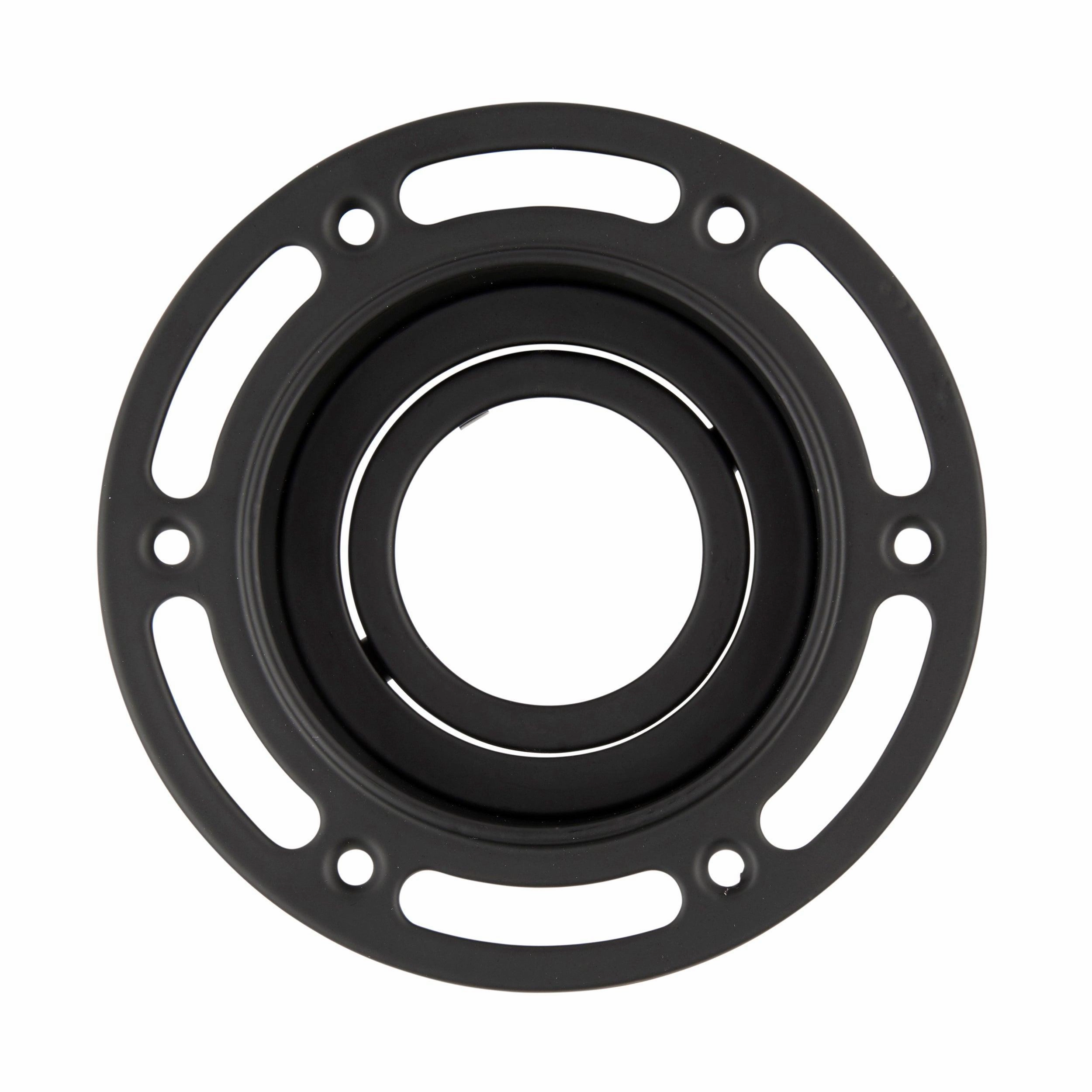 Trimless Adjustable Downlight Round Black 50W
