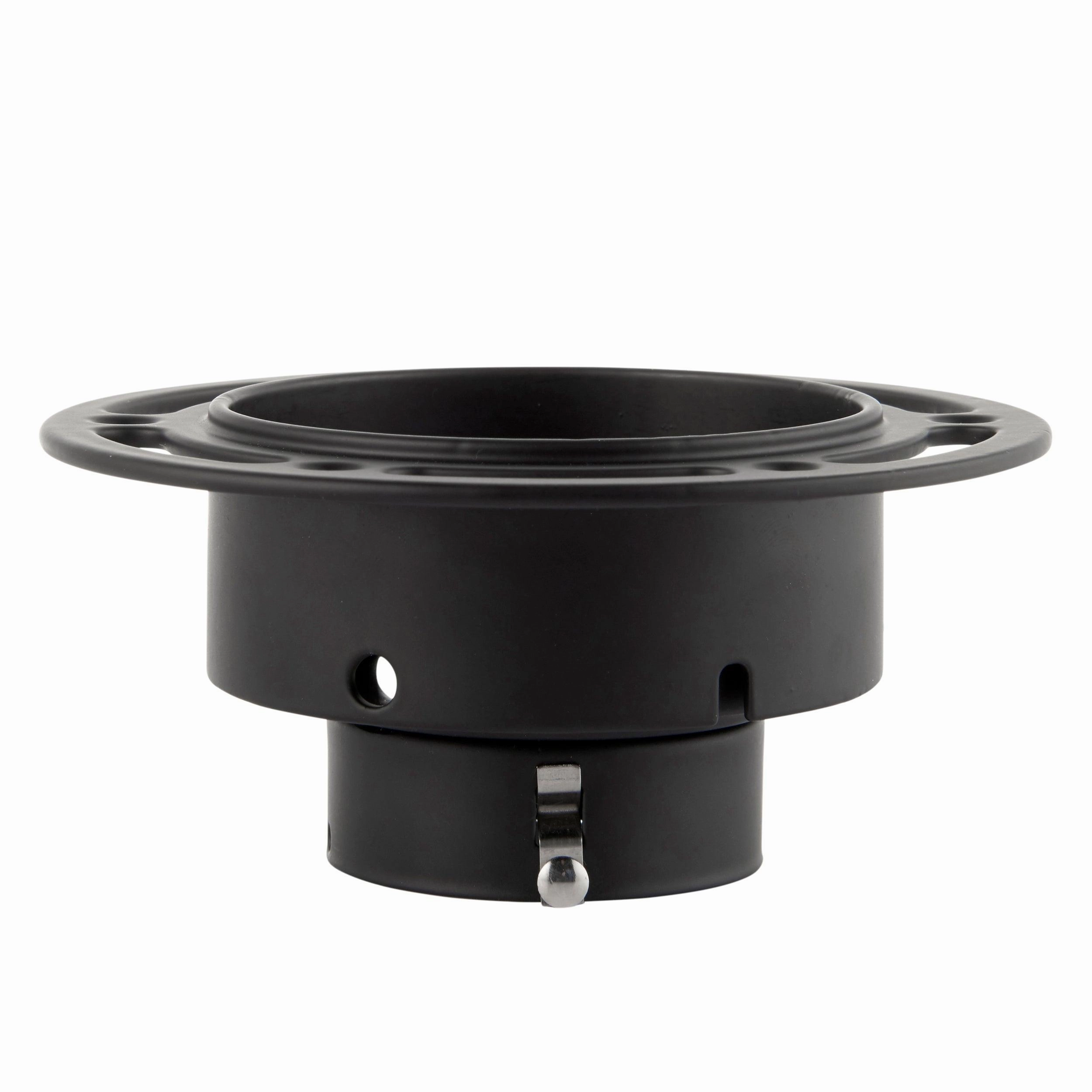 Trimless Adjustable Downlight Round Black 50W