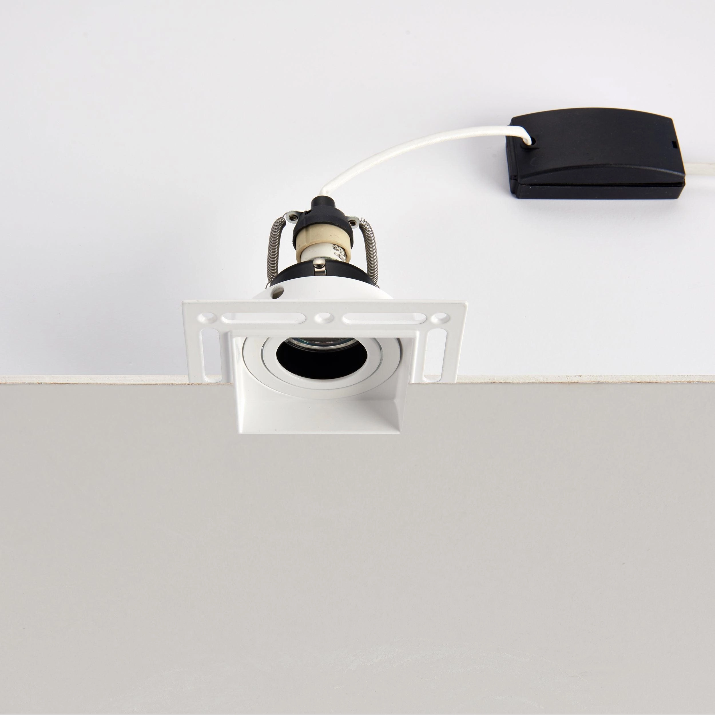 Trimless Downlight Square 50W - White