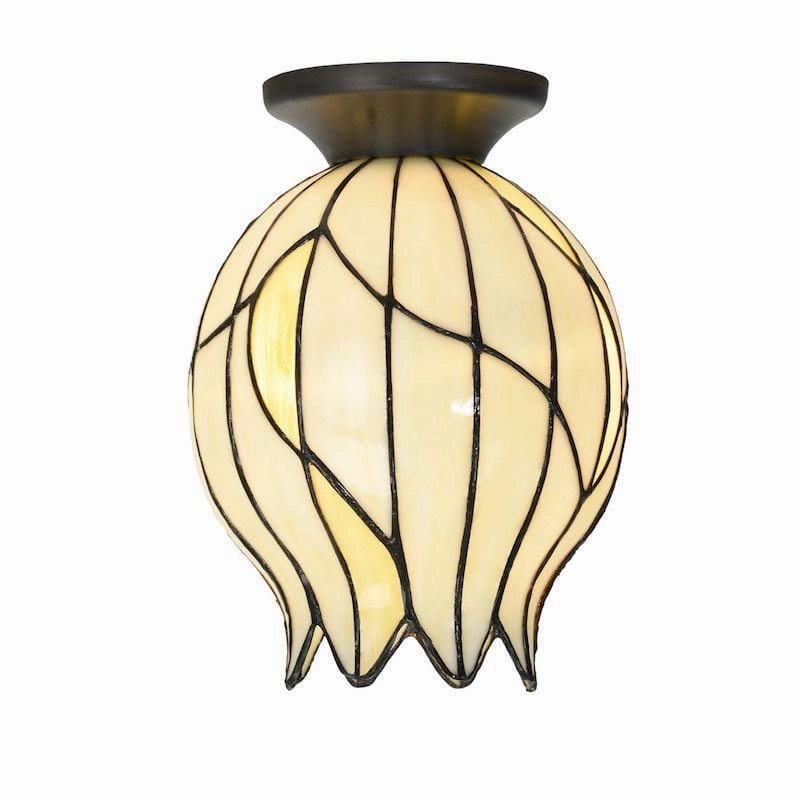 Tulip Flush Tiffany Ceiling Light recessed ceiling spot lamp