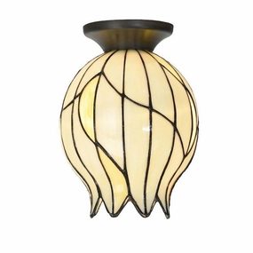 Tulip Flush Tiffany Ceiling Light recessed ceiling spot lamp