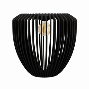 Umage Clava Wood Lampshade, Black Oak decorative indoor light